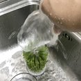 thumbnail image 3 of Hengkaising Cepillo de vidrio con ventosa vertical que se mantiene en el fregadero, cerdas, exfoliante, limpieza de botellas de cocina, lavado (verde), 3 of 5