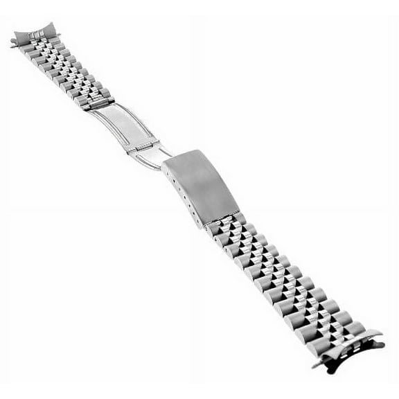 20MM STAINLESS STEEL JUBILEE WATCH BAND FOR ROLEX 16030, 16200, 16220, 16234