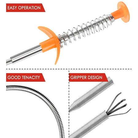 Drain Snake, Drain Cleaner Sticks Clog Remover Cleaning ...