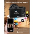 thumbnail image 3 of ACTITOP Digital Camera for Photography 8K 88MP Autofocus WiFi Vlog Dual-Lenses Camera for YouTube with 32GB Card,16X Digital Zoom Touch Screen Video Camera, 3 of 8
