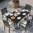 thumbnail image 5 of Outdoor Patio Cushion Covers 4 Pack Green Eucalyptus Leaves Patio Chair Cushion Covers with Ties and Zipper Berry Leaf Branch Waterproof Outdoor Seat Cushion Covers for Patio Furniture 22"x20", 5 of 5