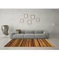 thumbnail image 3 of Ahgly Company Indoor Rectangle Abstract Orange Modern Area Rugs, 6' x 9', 3 of 4