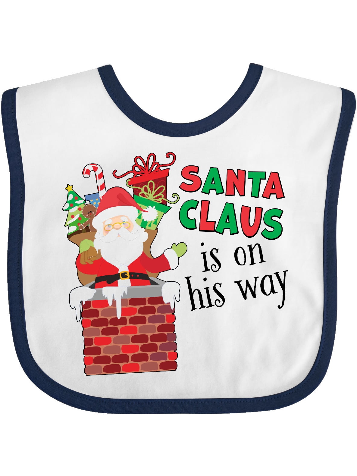christmas bib with sleeves