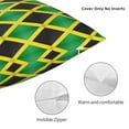 thumbnail image 4 of Jamaica Printed Decorative Square Throw Pillow Cover 18"x18", 4 of 7