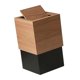 thumbnail image 5 of Cubo de basura con tapa abatible para sala de estar, cocina, dormitorio marrón claro, 5 of 9
