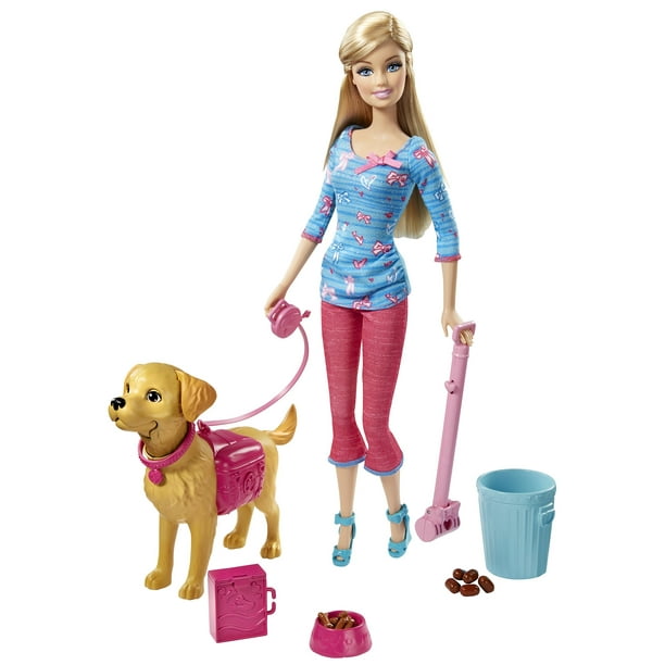 Barbie Potty Training Taffy Barbie Doll and Pet Barbie -