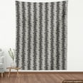 thumbnail image 4 of Abstract Fabric by the Yard, Surreal Wavy Pattern Illusional Random Streaks and Blots, Upholstery Fabric for Dining Chairs Home Decor Accents, Dark Mauve and Eggshell by Ambesonne, 4 of 5