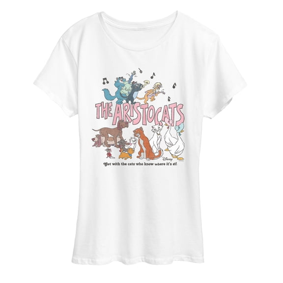 The Aristocats - Aristocats Group - Women's Short Sleeve Graphic T-Shirt