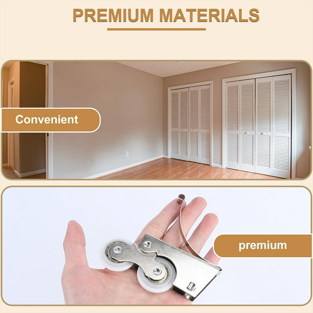 unbranded 4Jgo Accesorios De Puertas Correderas Con Rodamientos Metálicos Para Puertas De Patio Y Muebles
