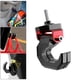 thumbnail image 5 of Soporte de aleación para casco de motocicleta o scooter, con gancho para colgar bolsas y tornillos. rojo, 5 of 9