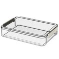 thumbnail image 1 of CSChome Transparent Storage Box Transparent Document Organizer Box Comfortable Grip Handle See-through Storage Container, 1 of 5