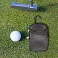 thumbnail image 4 of Bolsa para pelotas de golf, práctica funda portátil para pelotas de golf, bolsa con soporte para la cintura, bolsa para guardar bolas y camisetas, 4 of 8