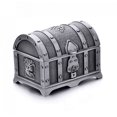 thumbnail image 3 of Vintage Pewter Tooth Fairy Treasure Chest Box, 3 of 5