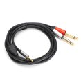 thumbnail image 2 of Audio Cable, 2 In 1 Corrosion Resistance Aluminum Alloy Splitter Audio Cables  For Signal Transmission, 2 of 8