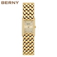 thumbnail image 1 of Reloj dorado de lujo para mujer, pulsera rectangular de cuarzo dorado, de acero inoxidable, femenino relojes para mujer reloj dama qym unisex, 1 of 2