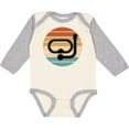 thumbnail image 3 of Inktastic Scuba Diver Retro Sunset Diving Boys or Girls Long Sleeve Baby Bodysuit, 3 of 5