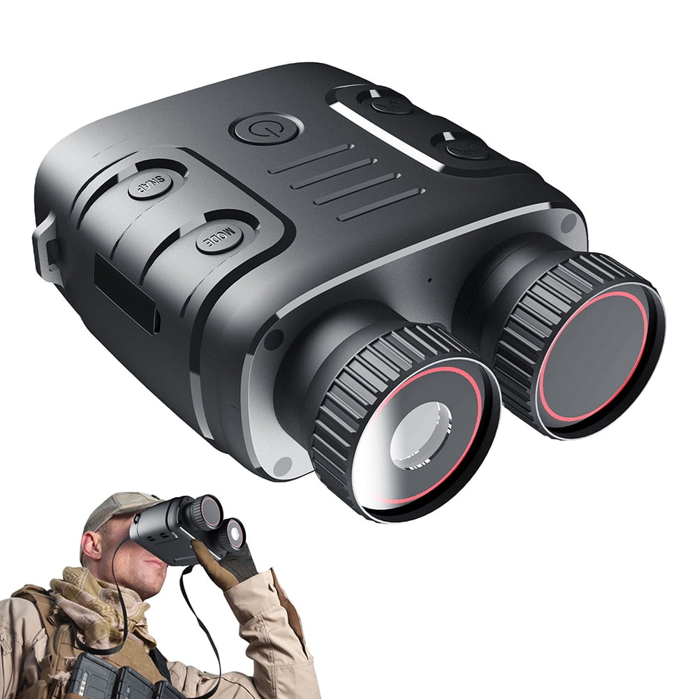 Night Vision Goggles 2.4 LCD Display Infrared Binoculars with 5X Digital Zoom 1080P Night Vision Goggles