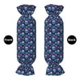thumbnail image 2 of Salouo blue daisy Skull flower Pattern Cute Bolster Pillow,Cylindrical Pillow Long Pillow for Bed Round Side Pillow for Knee/Leg/Neck ,- Length 24.4" x 9.8" Diameter, 2 of 8