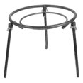 thumbnail image 3 of 1Set Black Steel Campfire Cooking Rack for Outdoor Enthusiasts with Triangular Shape and Detachable Structure, 3 of 8