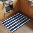 thumbnail image 2 of Coastal Holiday Front Door Rugs 2x3 ft Ocean Coconut Tree Surfing Boat Blue Stripes Small Rug for Entryway Non Slip Washable Bathroom Door Mat Absorbent Floor Mat for Indoor Entrance, 2 of 9