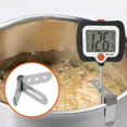 thumbnail image 4 of Medidor de Temperatura de Cocina con Sonda Larga y Pinza para Olla. Medidor de Temperatura de Aceite para Freír con Pantalla Giratoria A, 4 of 5