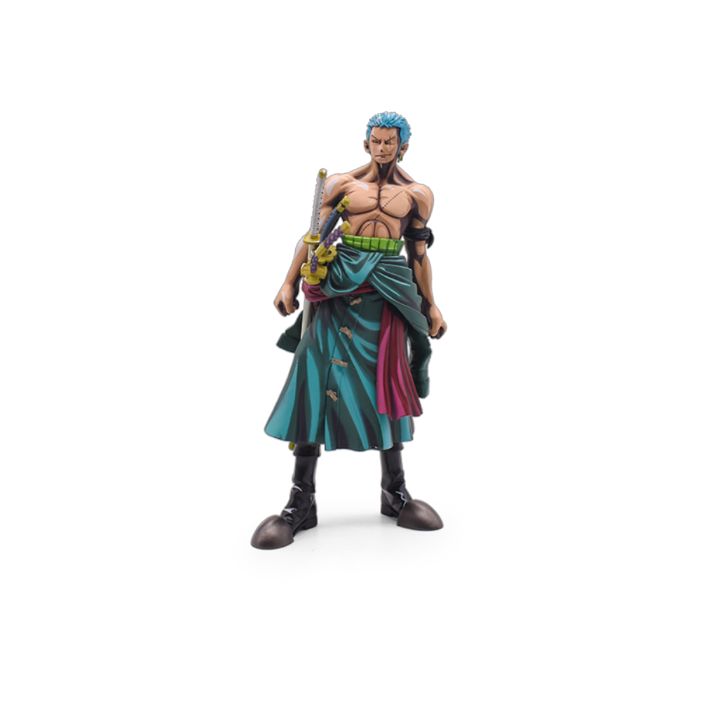 Kidtop One Piece Anime Action Figures MSP Comic Color Roronoa Zoro PVC