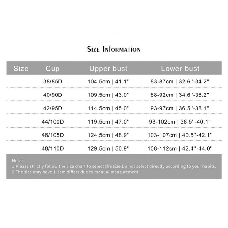 D Cup Bra Size Chart d-cup-bra-size-chart