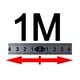 thumbnail image 4 of Cinta métrica autoadhesiva Cintas métricas Escala métrica Regla Escala Cinta adhesiva Medio 1M, 4 of 9
