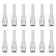 thumbnail image 1 of EIGTHTAIL 12Set Stainless Steel Luer Lock Needle Tips For Precision Dispensing In Laboratories Silver 2.5X0.5in, 1 of 7