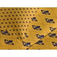 thumbnail image 4 of Ambesonne Fleur De Lis Quilted Bedspread Set 3 Pcs, Retro Checkered, Queen Size, Marigold Purple, 4 of 5