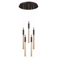 thumbnail image 1 of ET2 E32775-118BRZ Scepter 5 LED Anodized Bronze Multi-Light Pendant Ceiling Light, 1 of 1
