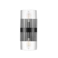 thumbnail image 1 of Aplique de Pared GLOBE Electric 65000050 de 2 Luces en Negro Mate, 1 of 9