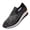 Black, variant on White Women'S Casual Shoes Loafers Flats Wedge Heel Breathable Knit Mesh Diamond Decor Comfortable Slip-On Plus Size Spring Summer Indoor Outdoor