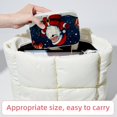 thumbnail image 6 of Santa Claus Velvet Portable Decorative Box with Removable Compartment - Storage Box, Display Case, and Earring Holder - Ideal Gift, 6 of 7