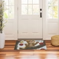 thumbnail image 6 of Brow Cat in Cherry Tree Floor Door Mat Outdoor Indoor for Home Entrance Welcome Mats 32"x20", 6 of 8