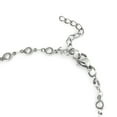 thumbnail image 4 of Stainles Steel Silver Open Circle Chain Bracelet for Women Adjustable, 4 of 4