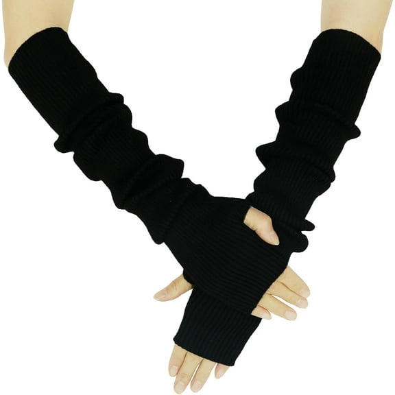 Warm Arm Gloves for Women Cozy Winter Soft Arm Warmers 1 Pairs