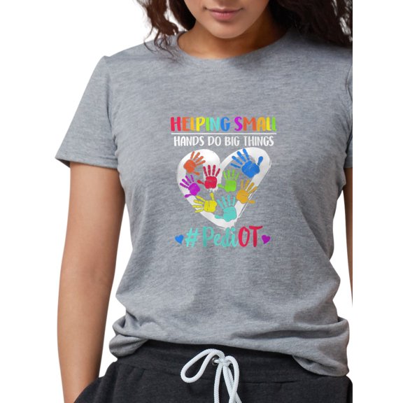 CafePress - Pediatric OT Shirt, Occupational Therapist T Shirt - Womens Tri-blend T-Shirt
