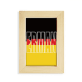thumbnail image 1 of Germany Country Flag Name Desktop Display Photo Frame Picture Art Painting 5x7 inch, 1 of 3