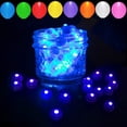 thumbnail image 4 of Globo de luz LED Aogist, redondo, azul, 100 unidades, para fiestas y eventos, 4 of 6