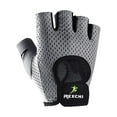 thumbnail image 2 of 1 Pair Gym Fitness Half Finger Gloves Breathable Mesh Power Weight Lifting Women Men Workout Bodybuilding Hand Protector Black XL, 2 of 6