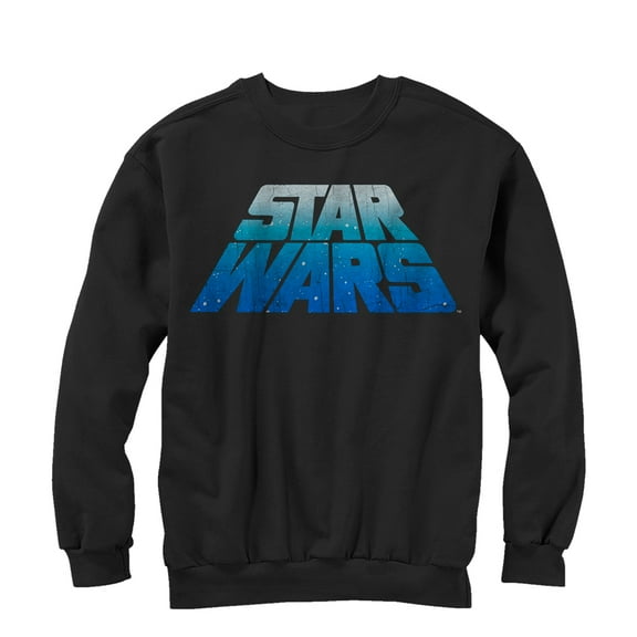 Men's Star Wars Space Logo  Sweatshirt Black X Large
