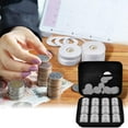 thumbnail image 7 of 96 Pieces 46mm Coin Capsules with Foam Gasket, Coin Holders for Coin Collection Supplies - White Capsules, 7 of 7