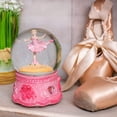 thumbnail image 2 of Dancing Ballerina Rotating 100MM Musical Water Globe Plays Tune Swan Lake, 2 of 7