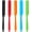 Black,Red,Orange,Blue,Green, variant on ?3 Pack? Jar Spatula, Long Handle Jar Scraper Spurtle, Sourdough Spatula, Non-Stick Heat Resistant Cake Cream Spatulas Set, Small Spatulas for Kitchen Use