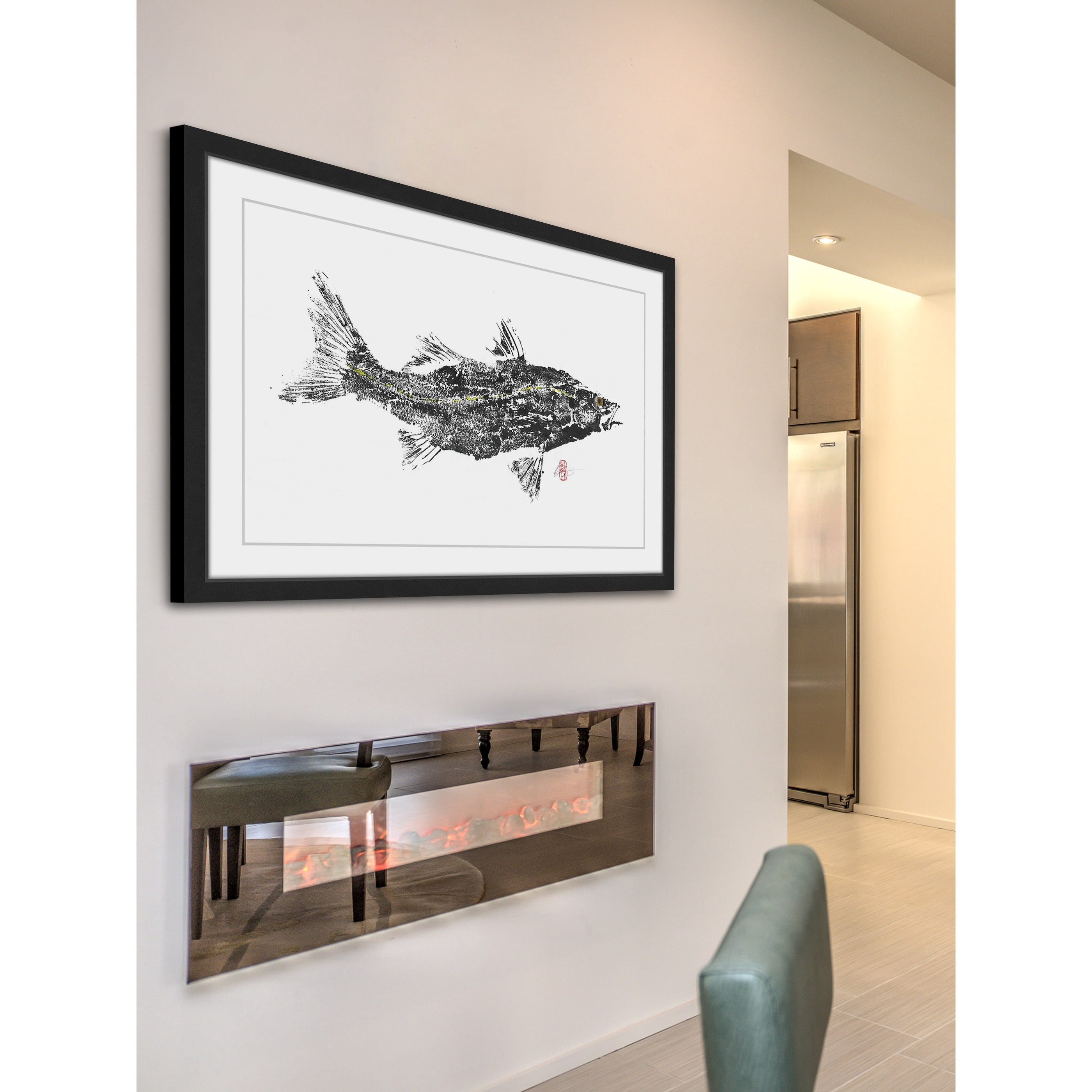 "Old Snook" Framed Painting Print