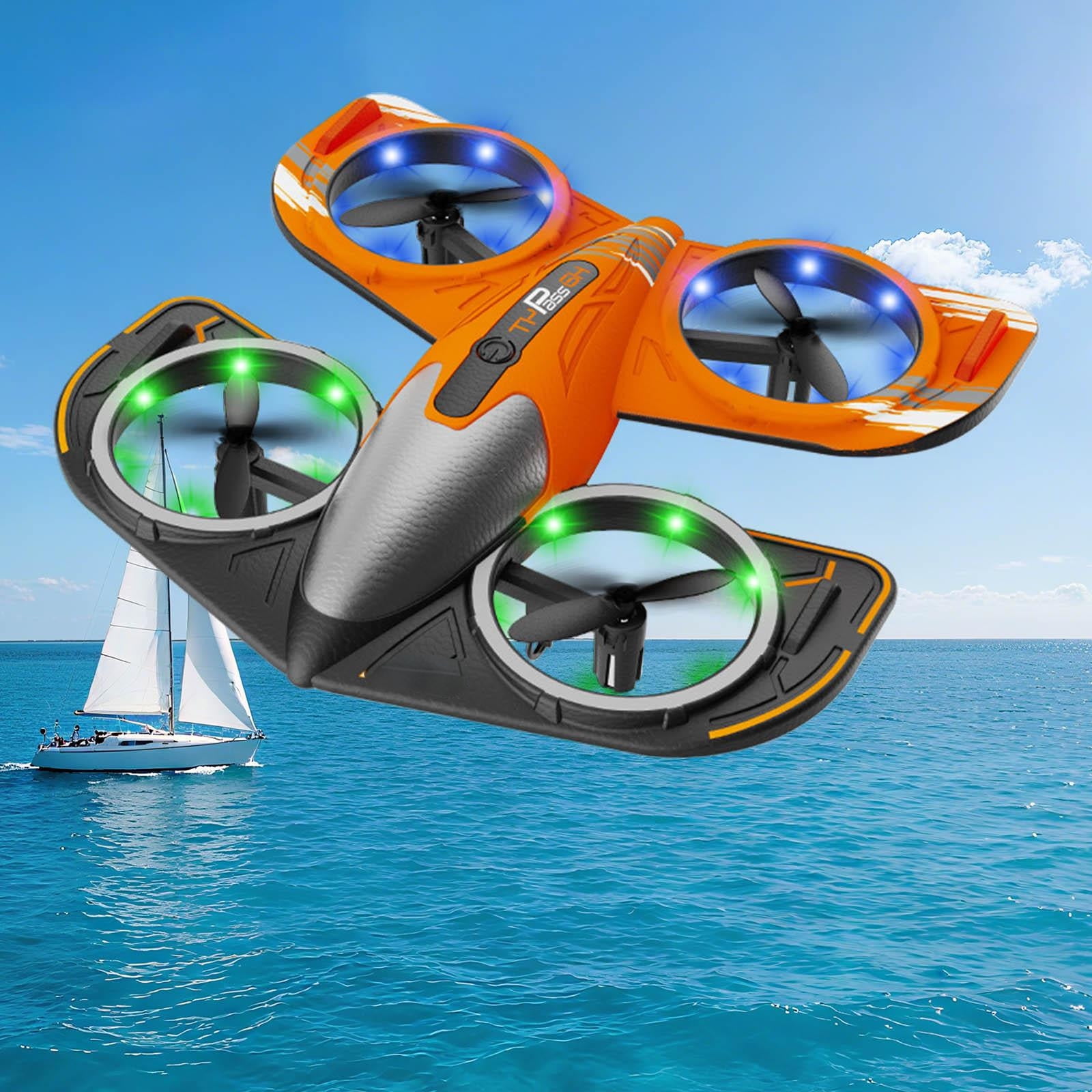 High-End Remote Control Foam Fighter Plane, HD Aerial Photography, Screen Controller, Long Battery Life, Multiple Flight Modes, 360° Rolls RC Airplane Adventure Toy