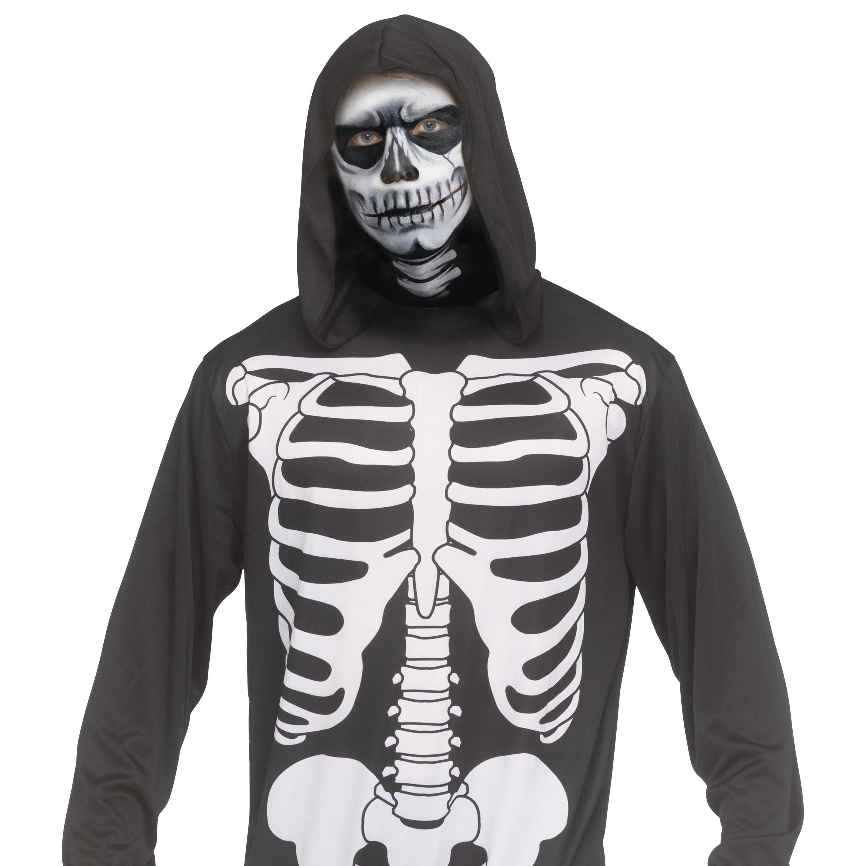 Skeleton Jumpusit Halloween Costum for Adults, Men's Size M (32/34), by Way to Celebrate