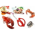 thumbnail image 7 of Seafood Scissors and Lobster Forks for Kitchen Scissors Seafood Scissors Fish Scissors Crab Scissors Shrimp Scissors Set of 6 pcs, 7 of 7