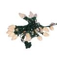 thumbnail image 4 of KSA 25-Count Warm White LED C7 Mini Christmas Lights, 10.75 ft Green Wire, 4 of 5